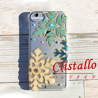 Clistallo 雪の結晶 アートスマホケース