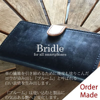 Bridl ブライドルレザー製 手帳型スマホケース